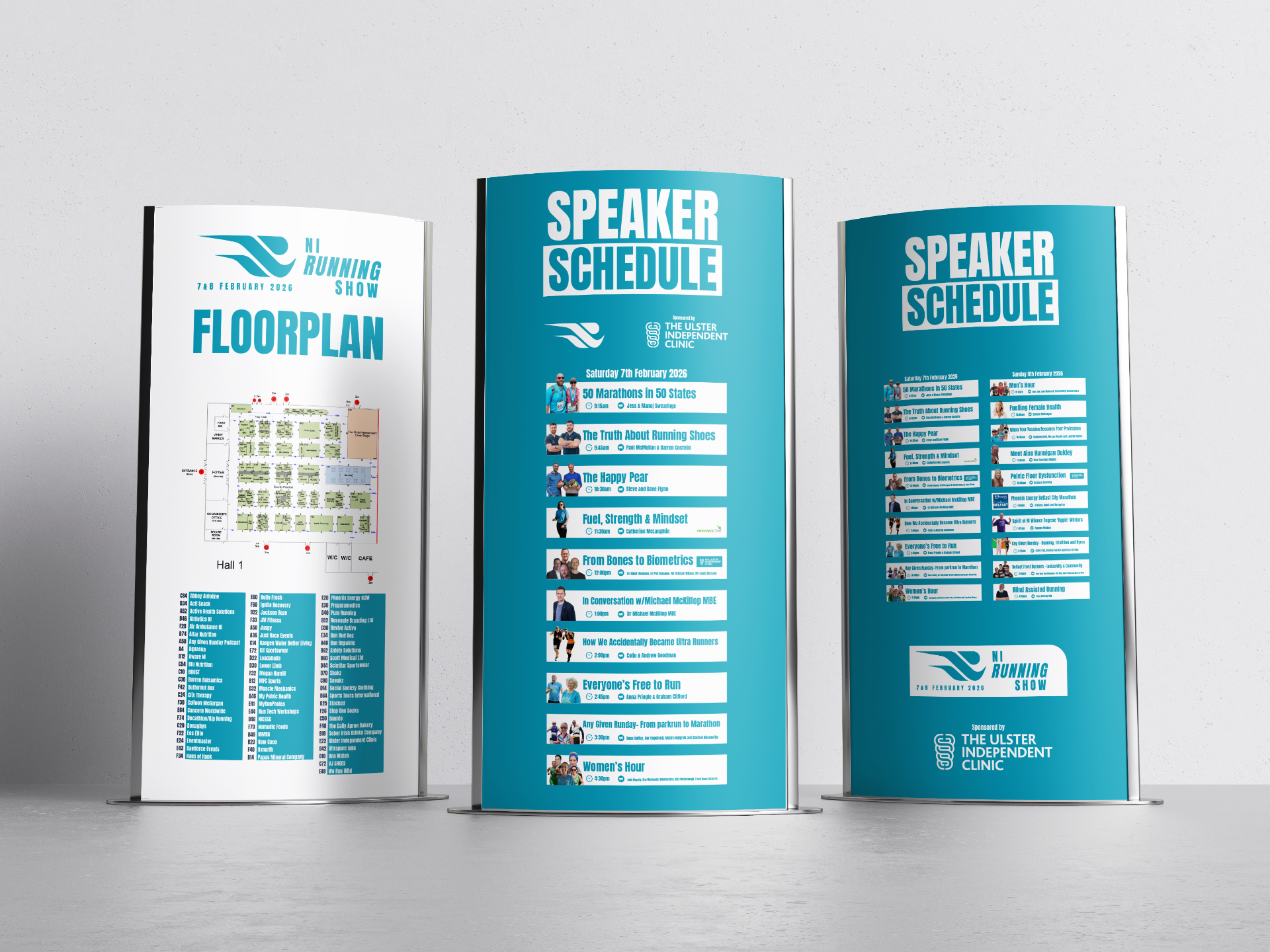 NI Running Show printed banners
